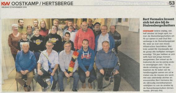 Robert "Bertje" Vermeire kroont zich tot Sire Robert "Bertje" Vermeire kroont zich tot Sire